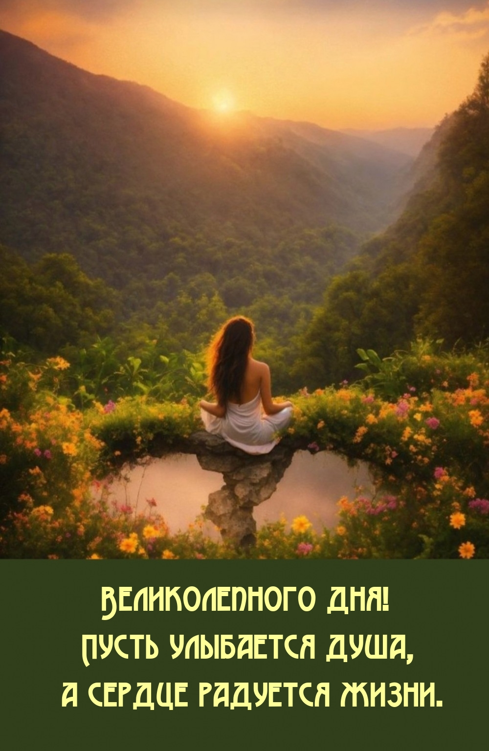 Великолепного дня! Пусть улыбается душа, а сердце радуется жизни.