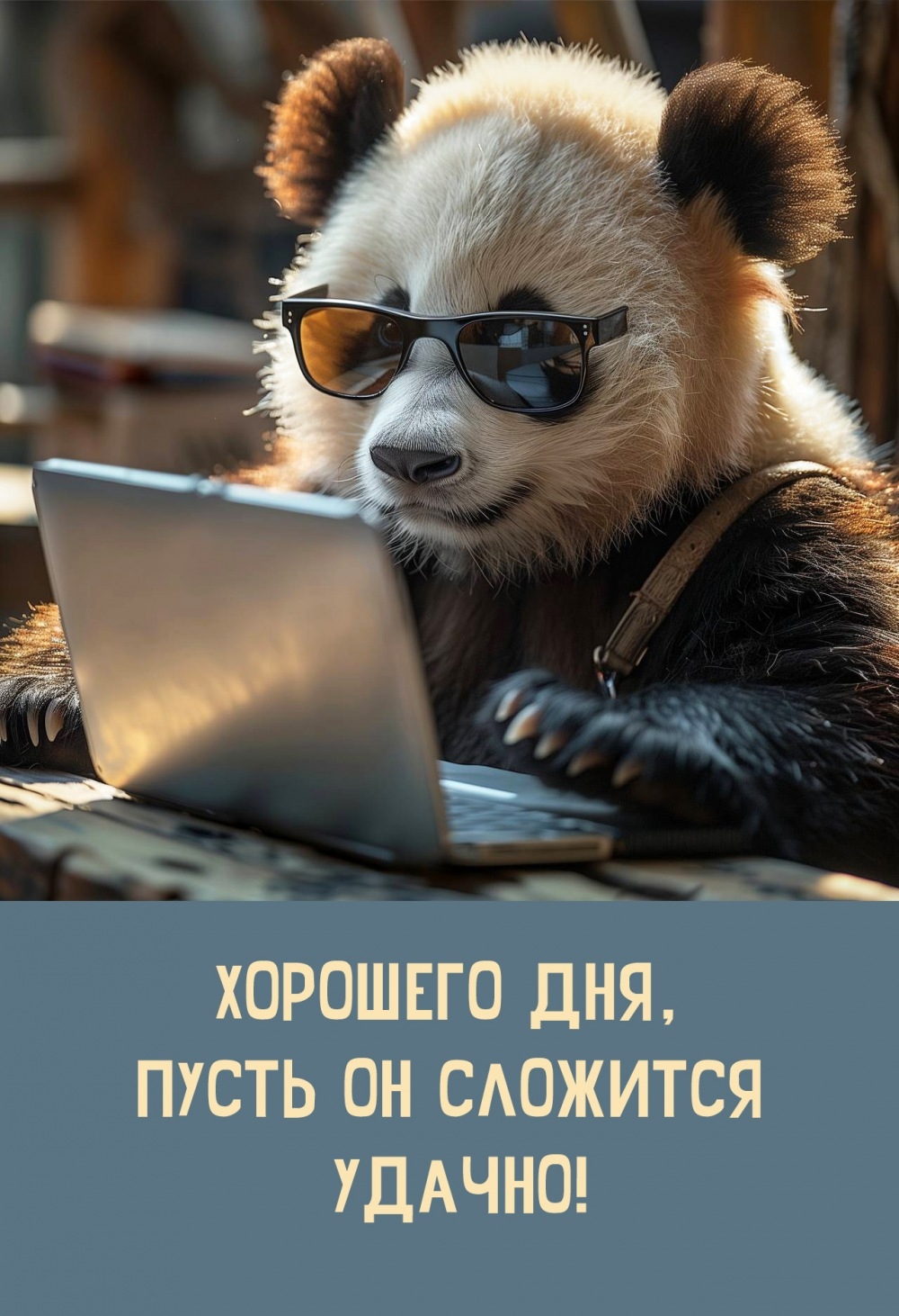 Хорошего дня, пусть он сложится удачно!