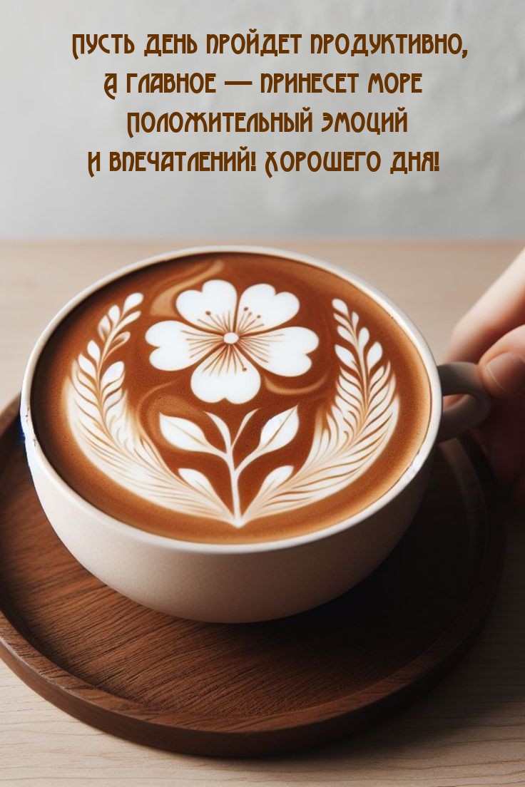 Пусть день пройдет продуктивно Положительный эмоций 