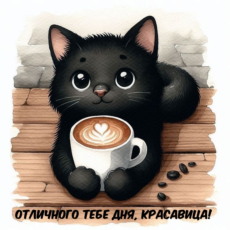 Отличного тебе дня, красавица!
