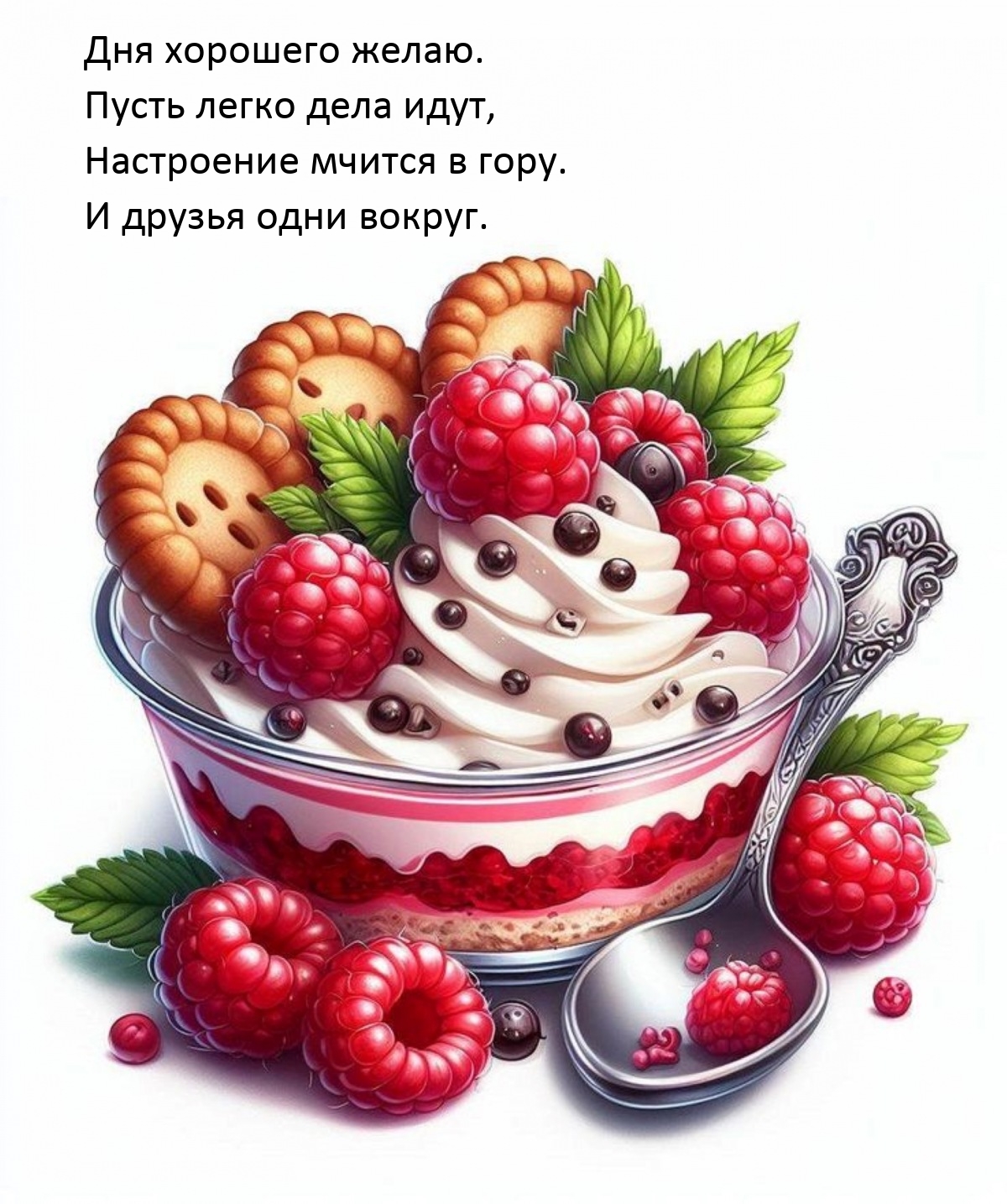 Дня хорошего желаю. Пусть легко дела идут