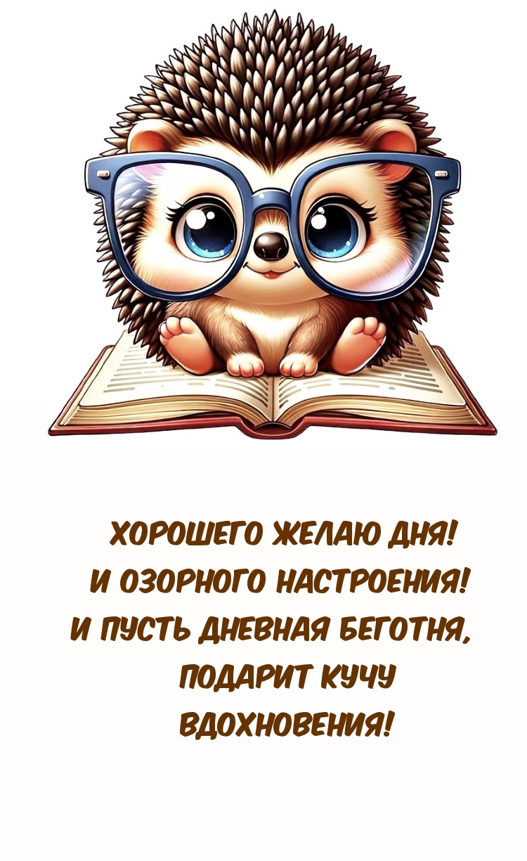 Хорошего желаю дня! И озорного настроения!