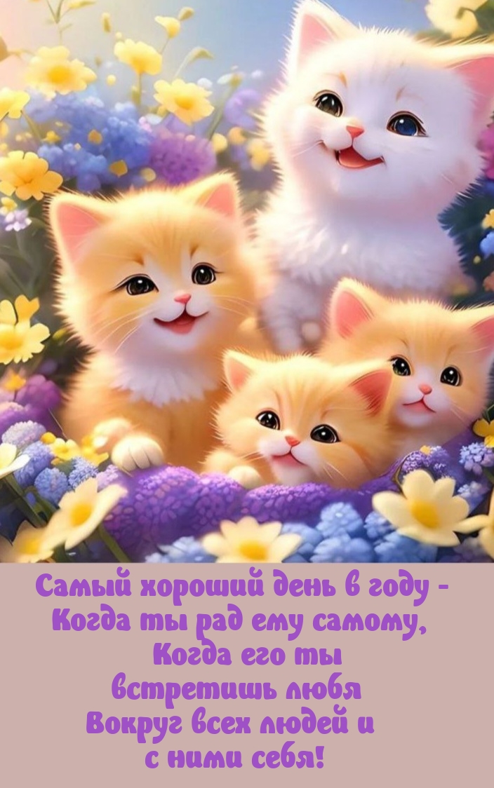 Самый хороший день в году - когда ты рад ему самому