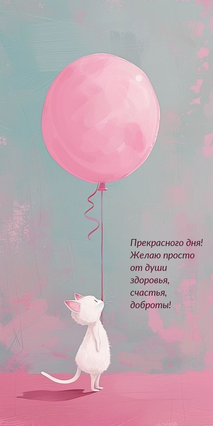 Прекрасного дня! Желаю просто от души здоровья, счастья