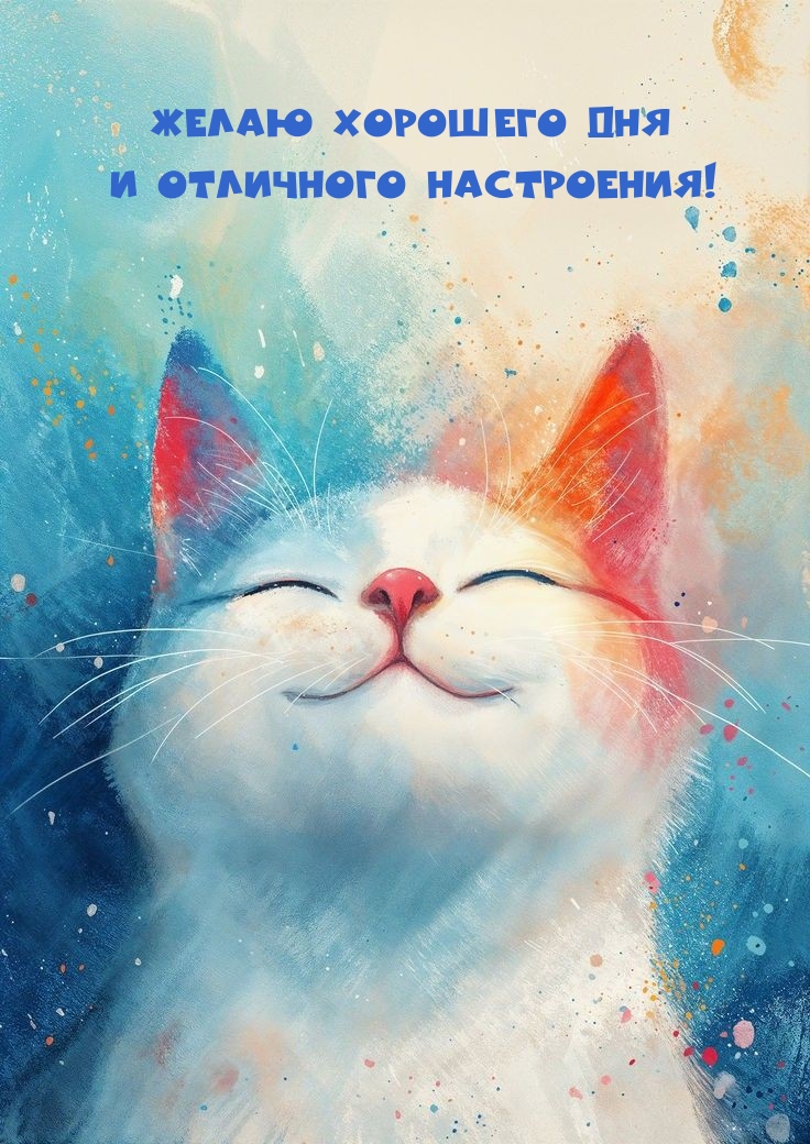 Желаю хорошего дня и отличного настроения!