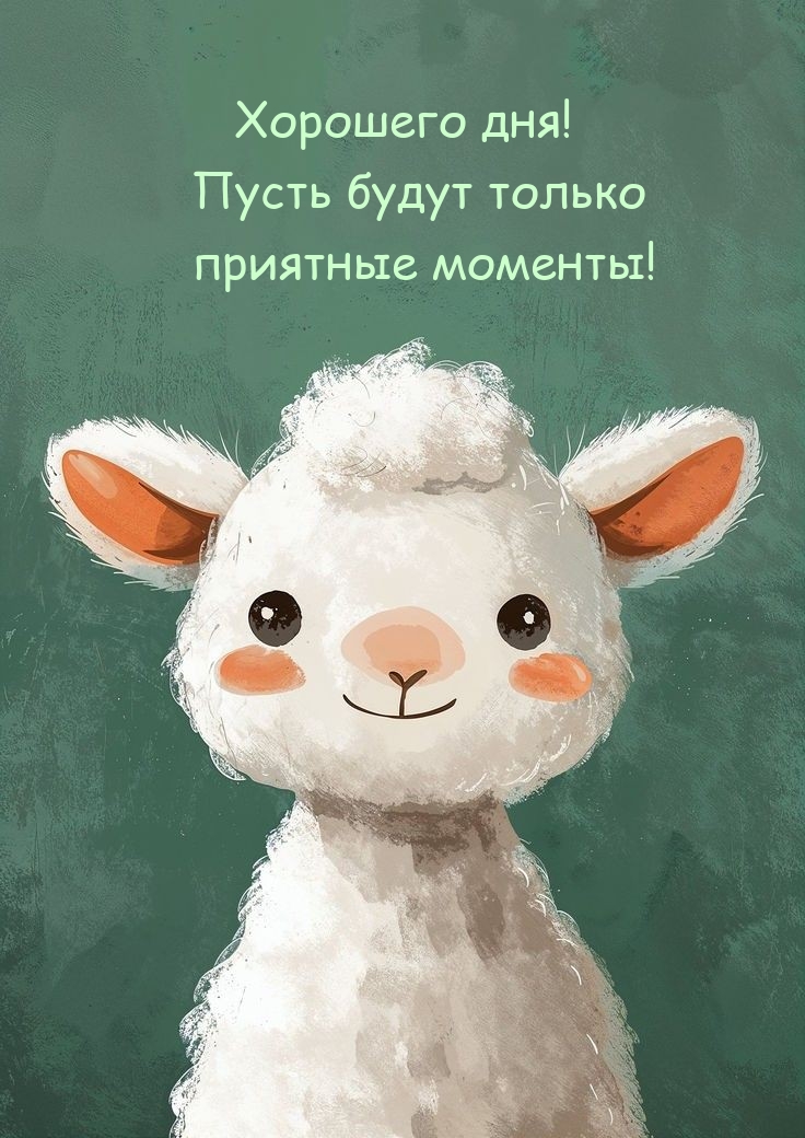 Хорошего дня! Пусть будут только приятные моменты!