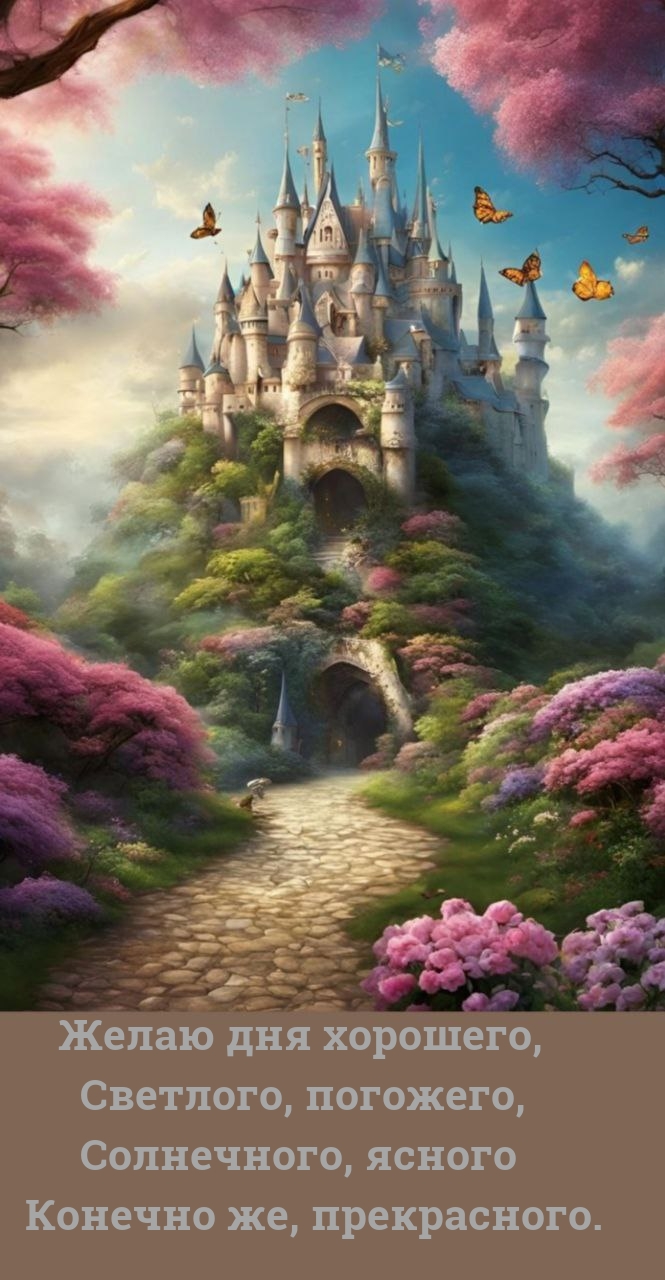 Желаю дня хорошего, светлого, погожего, солнечного, ясного