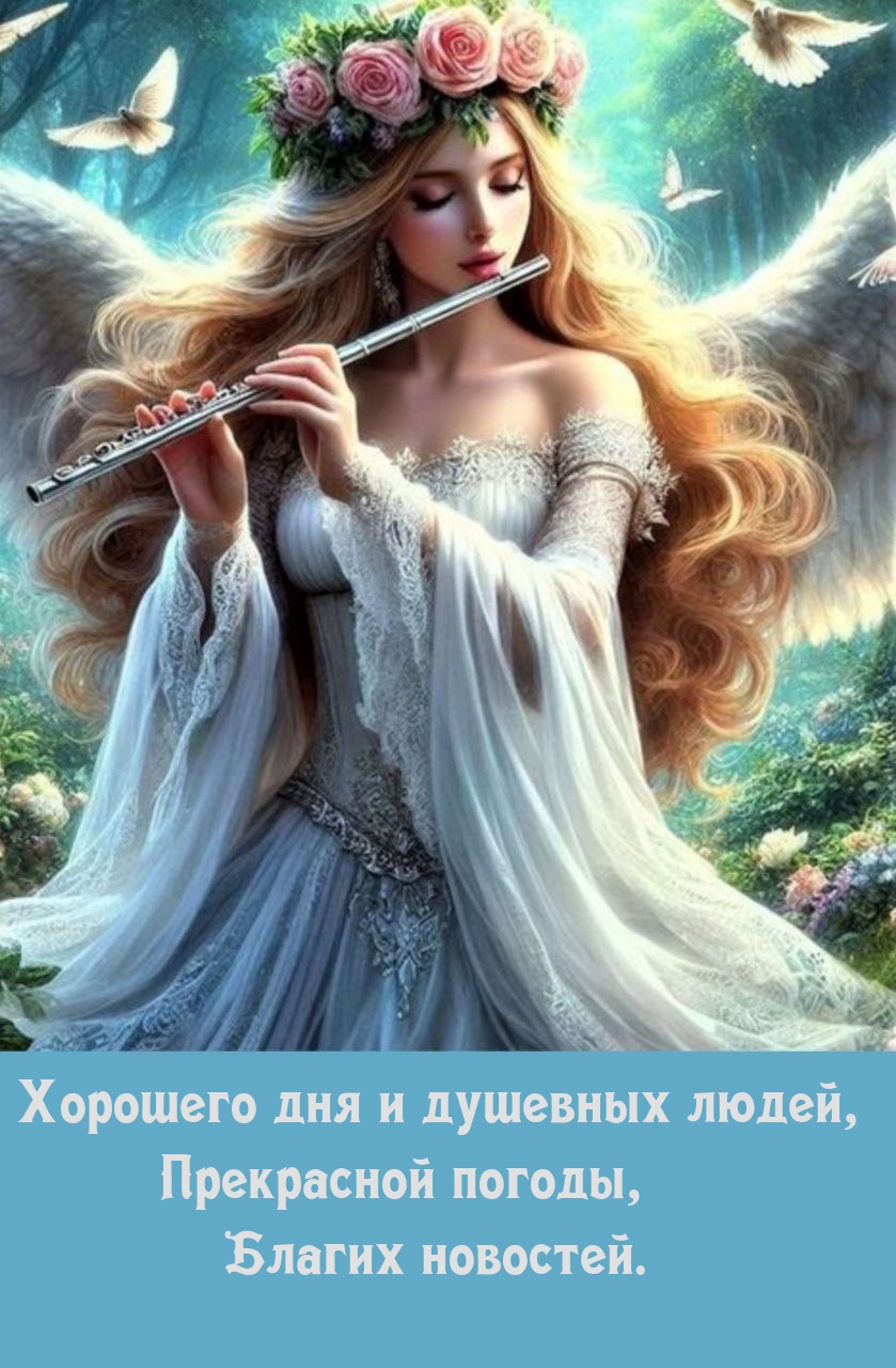 Хорошего дня и душевных людей, прекрасной погоды