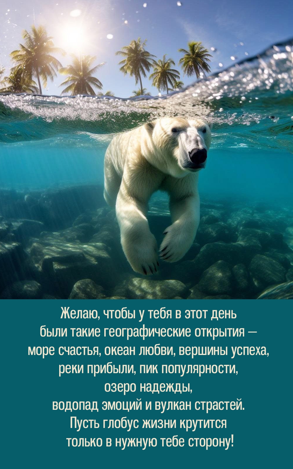 Пусть глобус жизни крутится только в нужную тебе сторону!