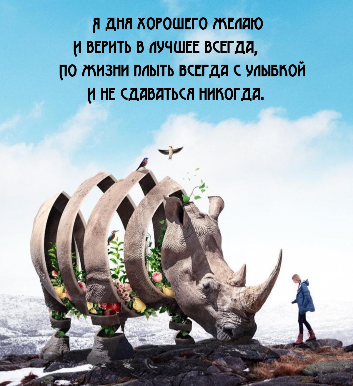 Я дня хорошего желаю и верить в лучшее всегда
