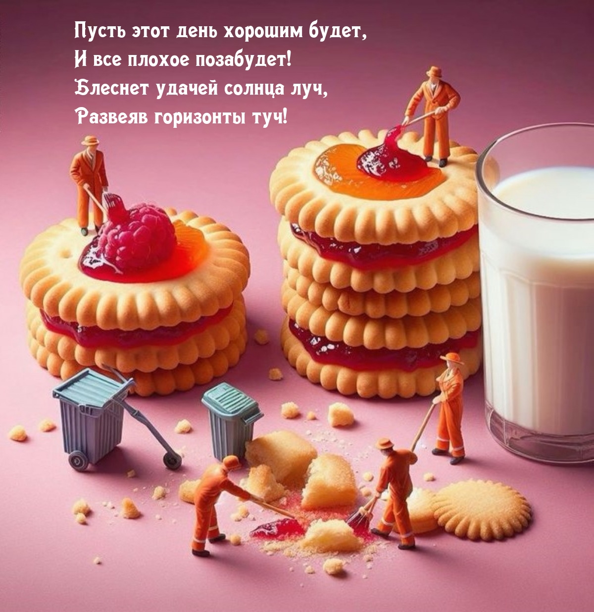 Пусть этот день хорошим будет, и все плохое позабудет!