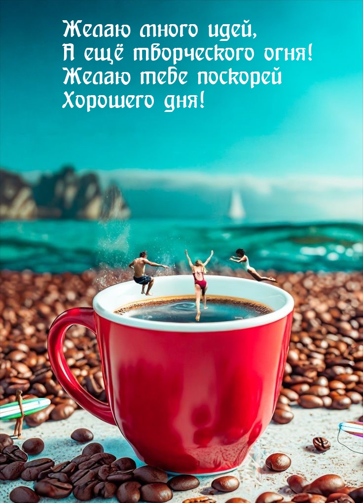 Желаю много идей, а ещё творческого огня!