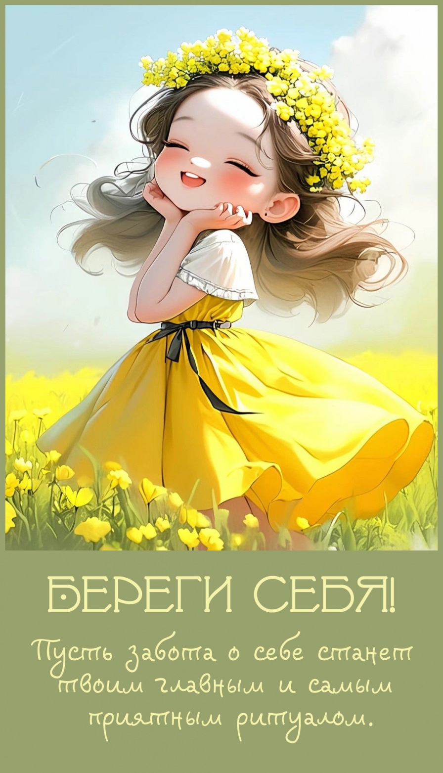 Пусть забота о себе станет твоим главным и самым приятным ритуалом.
