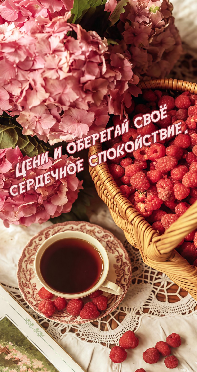 Цени и оберегай своё сердечное спокойствие.