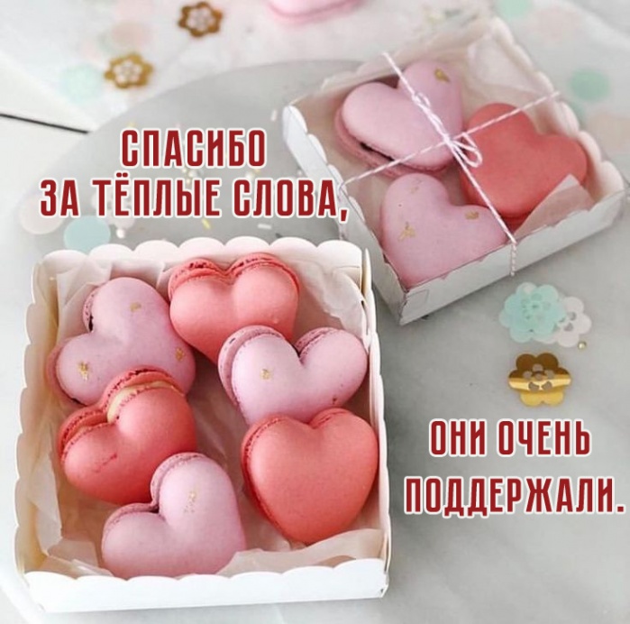 Спасибо за тёплые слова, они очень поддержали.