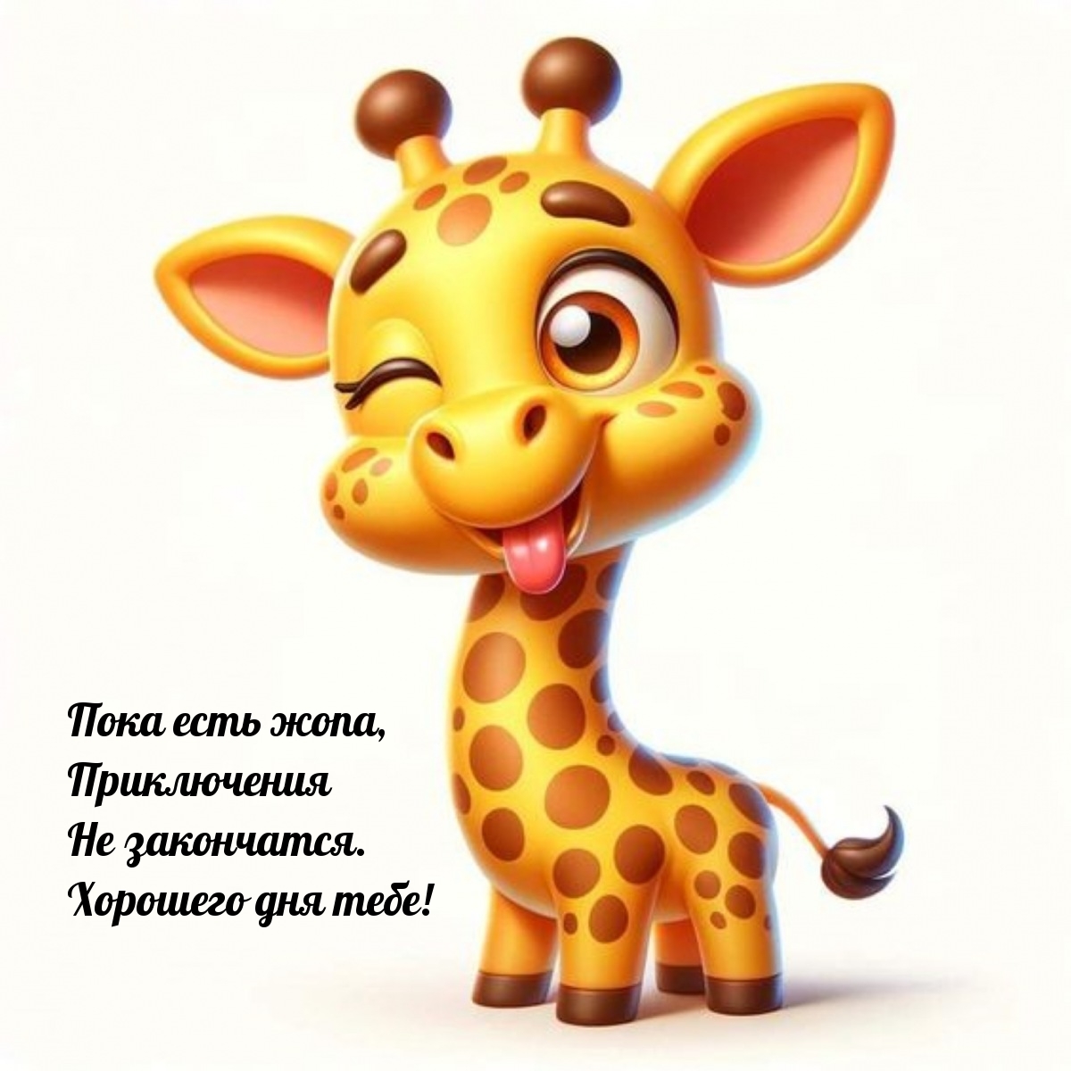 Пока есть жопа, приключения не закончатся. Хорошего дня тебе!