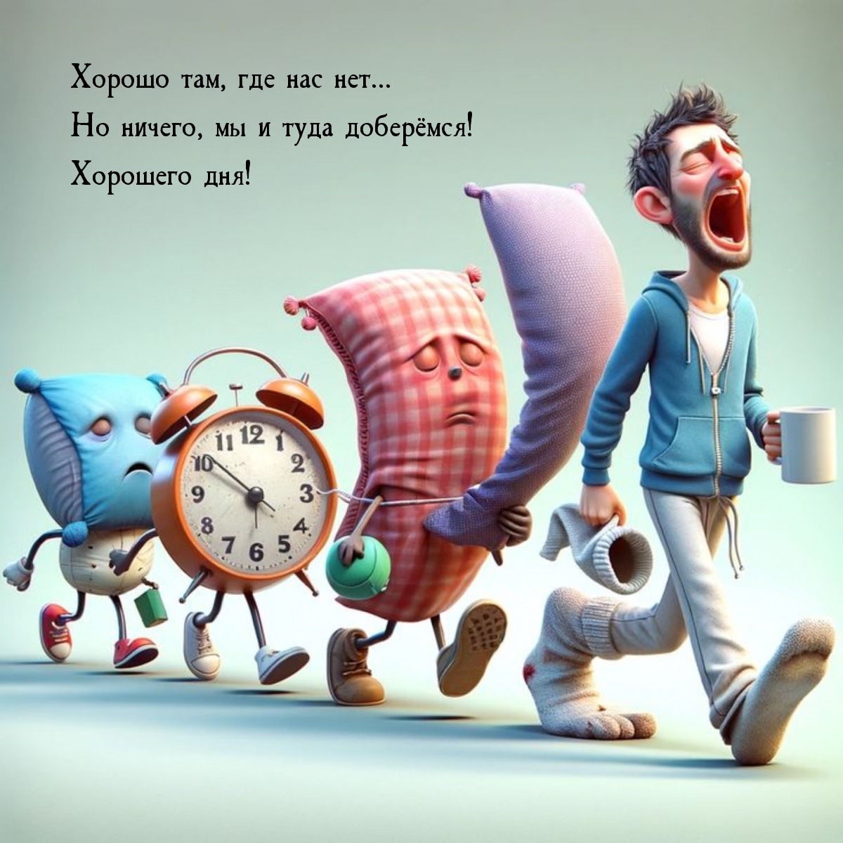 Хорошо там, где нас нет... Но ничего, мы и туда доберёмся!