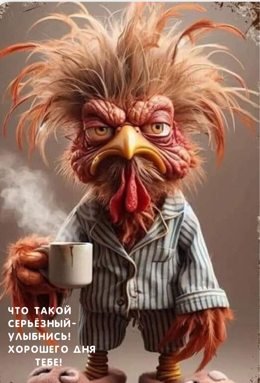 Что такой серьёзный - улыбнись! Хорошего дня тебе!