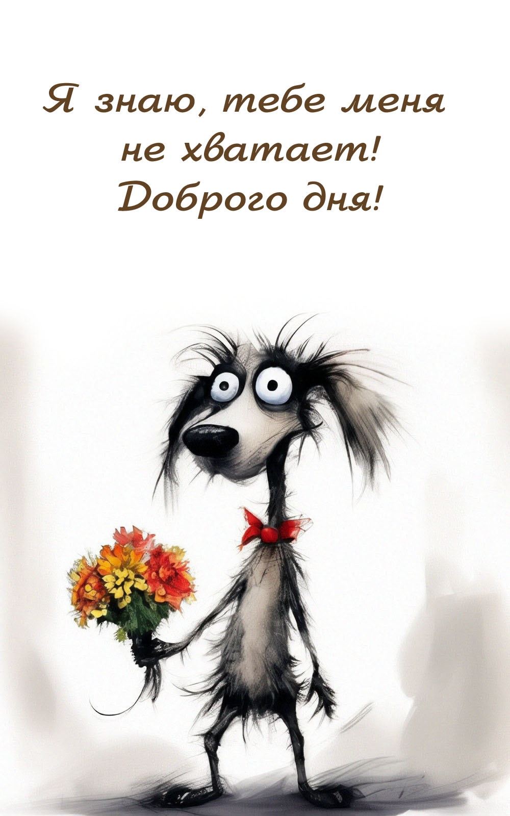 Я знаю, тебе меня не хватает! Доброго дня!