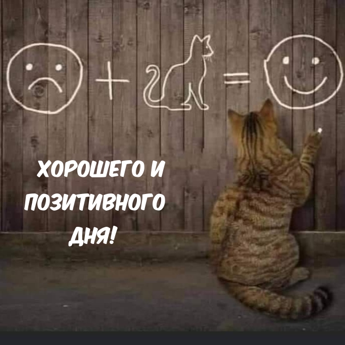 Хорошего и Позитивного дня!