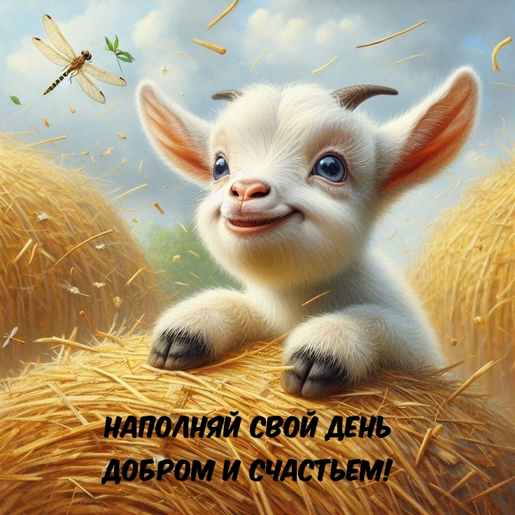 Наполняй свой день добром и счастьем!