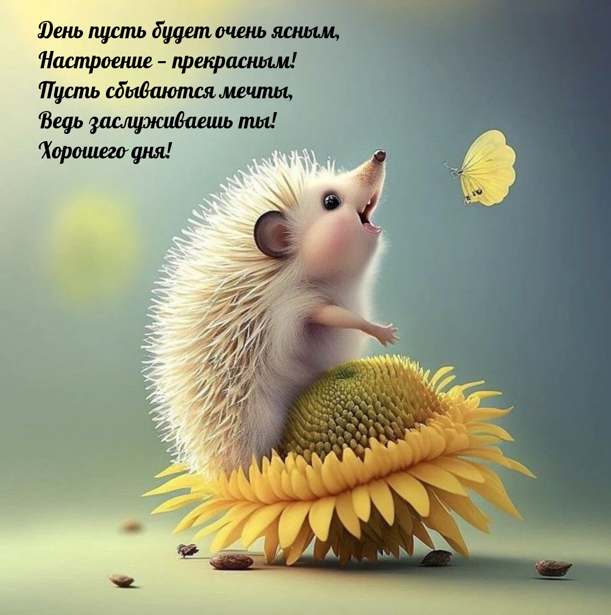 День пусть будет очень ясным, настроение — прекрасным!