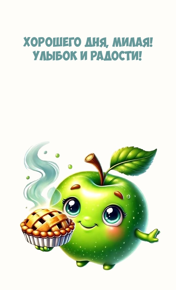 Хорошего дня, милая! Улыбок и радости!